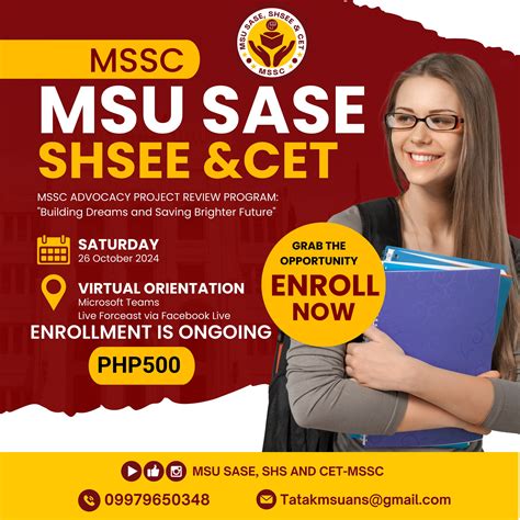 helpdesk@msumain.edu.ph.|MSU SASE/CET/SHSEE .